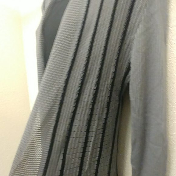 Elegance Striped Duster Cardigan Sweater - Picture 3 of 8